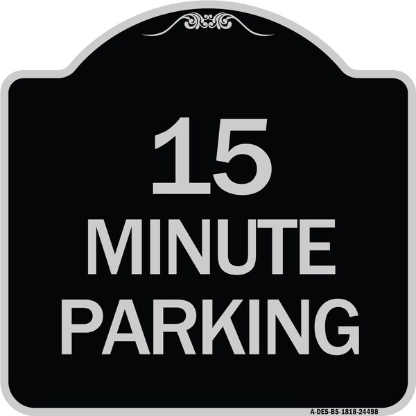 2 Hour Parking Parking for Customers Heavy-Gauge Aluminum Sign, 18" x 18", BS-1818-24498